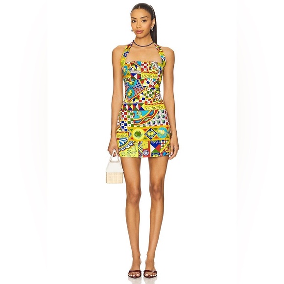 SEVEN WONDERS AERA MINI DRESS - PHAEDRA PRINT size small - Picture 2 of 8